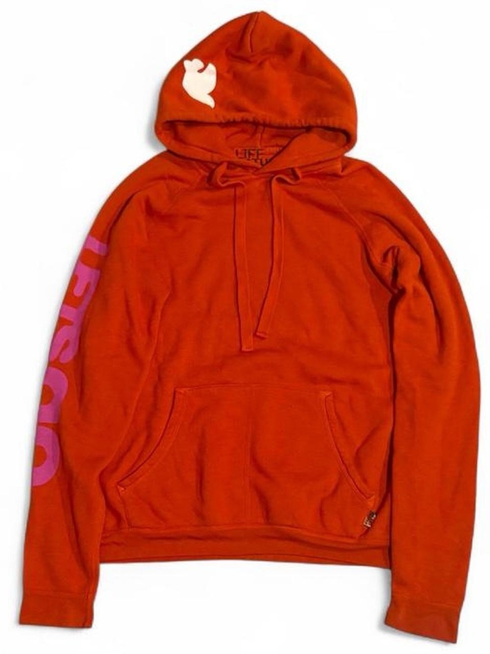 Free City LETS GO Neighborhood orange hoodie